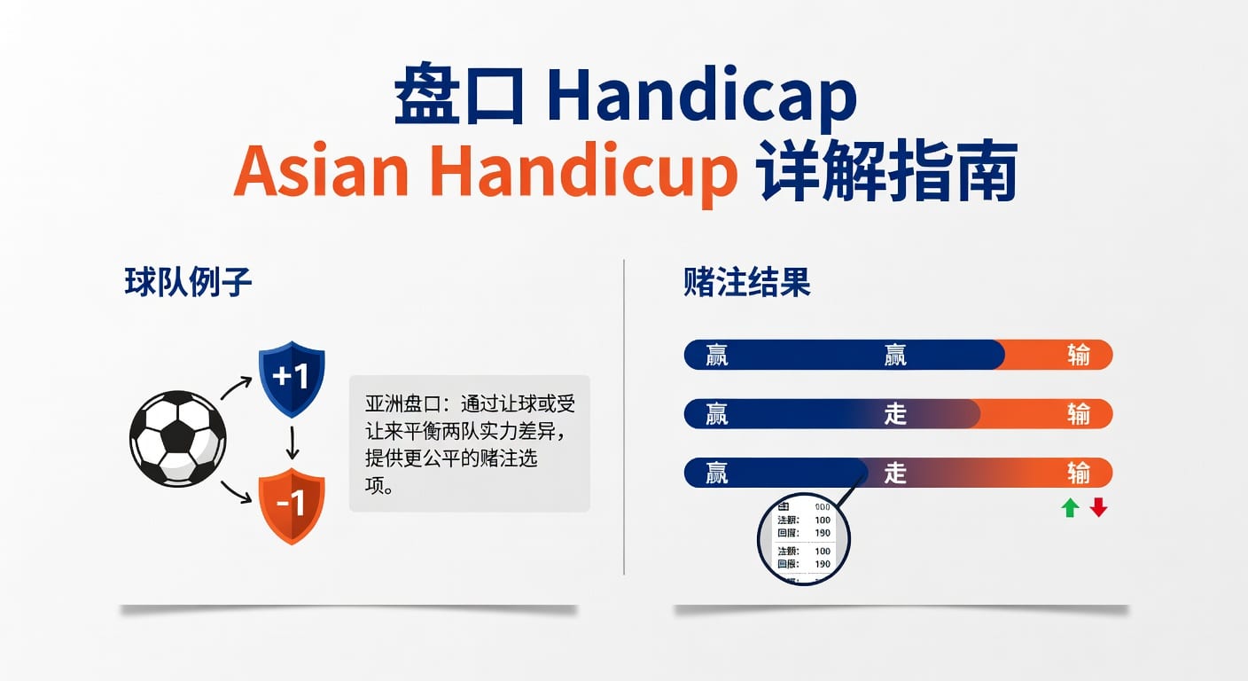 盘口 handicap asian handicap 2026年读法：J9体育娱乐官网视角下的让球判断