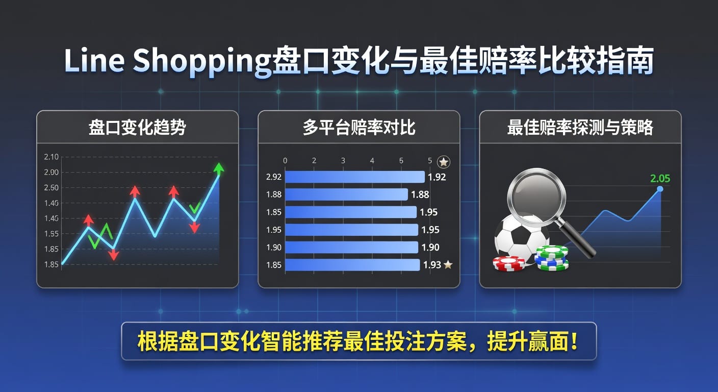 line shopping 盘口变化与最佳赔率比较：2026年本站实战观察