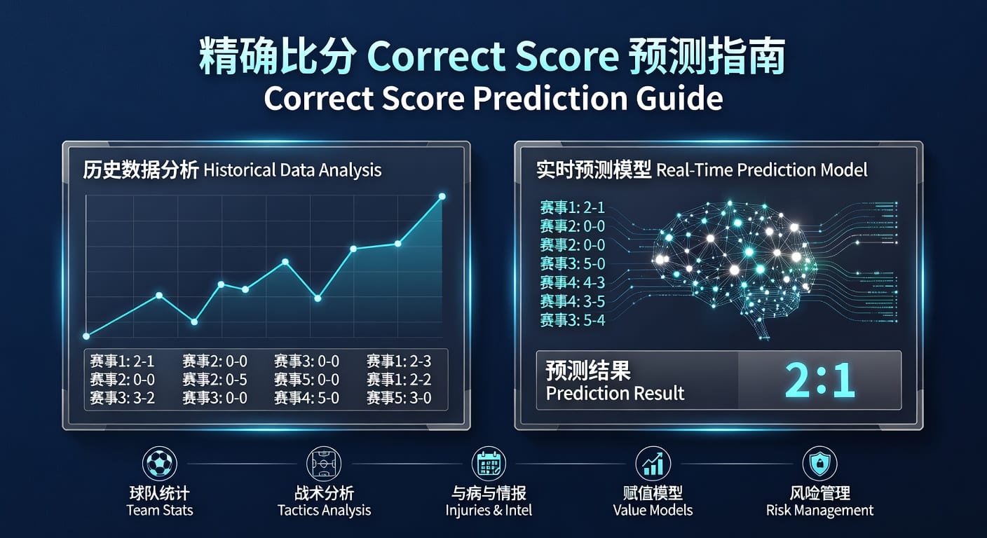精确比分 correct score：雷速体育官网赛前判断框架